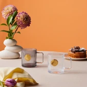 Karaca Madalyon Mug 340 Ml Gri thumbnail 4