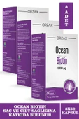 Ocean Biotin 5000 Mcg 60 Kapsül 3 Adet thumbnail 1