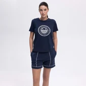 Ellesse Kadın Lacivert Tişört EF444 thumbnail 4