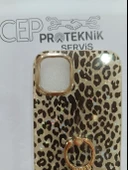 iPhone 14 leopar desenli kılıf thumbnail 3