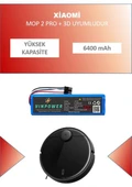 Xıaomı Mop 2 Pro + 3D robot Süpürge Batarya 6400 Mah thumbnail 1
