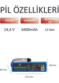 Xıaomı Mop 2 Pro + 3D robot Süpürge Batarya 6400 Mah thumbnail 5