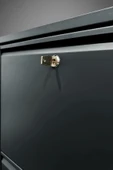 Metal Ayakkabılık 3'lü Kilitli Model  Antrasit thumbnail 8