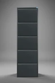 Metal Ayakkabılık 5'li Model  Antrasit thumbnail 3