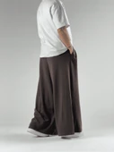 Oversize Samurai Kahve Erkek Pantolon COC2907 thumbnail 5