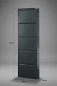 Metal Ayakkabılık 5'li Model  Antrasit thumbnail 7