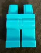 Lego Minifigure Decorated Legs 970c00 Dark Turquoise thumbnail 2