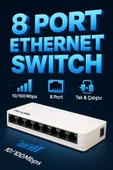 PIX -LINK LV-SW08 SWITCH ETHERNET 8 PORT 10/100MBPS thumbnail 1