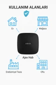 Ajax Hub Plus Alarm Paneli Siyah thumbnail 2