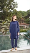 Misswhence Tunik Takım 39018 İNDİGO thumbnail 2