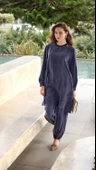 Misswhence Tunik Takım 39018 İNDİGO thumbnail 1
