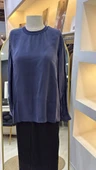 Misswhence İpek Bluz 39023 LACİVERT thumbnail 4