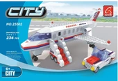 Ausini City Özel Jet Uçağı Seti  Parça thumbnail 2