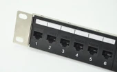 Cat. 6 24 Port Dişi - Dişi Modüler Patch Panel thumbnail 2