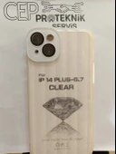 iPhone 14 plus beyaz kılıf thumbnail 1