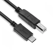 USB Type-C - USB 2.0 Printer Kablo 1.8 Metre thumbnail 1