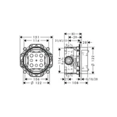 Hansgrohe İbox Universal Ankastre İç Set thumbnail 5