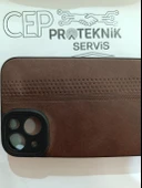 iPhone 14 plus kahverengi kılıf thumbnail 3