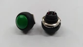"184" 12 mm Yeşil Push Buton - 10 Adet thumbnail 2