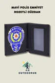 Mavi Polis Emniyet Rozetli Cüzdan thumbnail 1