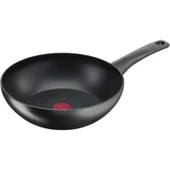 Tefal Titanium 3x Force Wok Tava - Siyah - 28 cm thumbnail 1