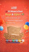 23 Nisan Ahşap Boyama Seti thumbnail 2