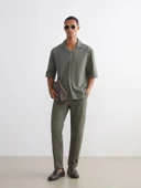 LCW Vision Yeşil Regular Fit Erkek Gömlek thumbnail 2