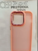 iPhone 14 Pro şeffaf pembe kılıf thumbnail 1