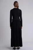 Defacto Z3406AZBK81 Siyah Basic Maxi Etek thumbnail 5