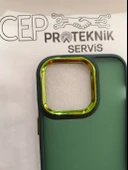iPhone 14 Pro şeffaf yeşil renk kılıf thumbnail 3