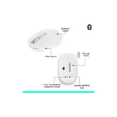 Logitech MK250 Kablosuz Klavye Mouse Seti - Beyaz thumbnail 6