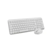 Logitech MK250 Kablosuz Klavye Mouse Seti - Beyaz thumbnail 1