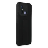 Redmi 12c Kılıf Mega Standlı Silikon - Siyah thumbnail 2