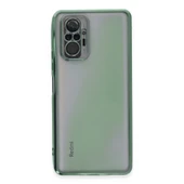 Redmi Note 10 Pro Kılıf Lensli Silikon - Yeşil thumbnail 2