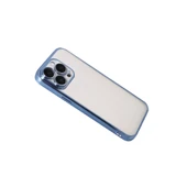 İphone 15 Pro Max Lensli Silikon - Açık Mavi thumbnail 4