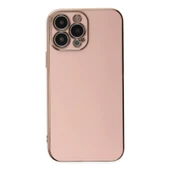 İphone 15 Pro Max Kılıf Volet Silikon - Pembe thumbnail 1