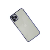 İphone 11 Pro Max Kılıf Lensli Silikon - Mor thumbnail 2