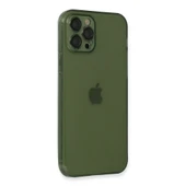 İphone 12 Pro Max Kılıf Fly Lens Silikon - Yeşil thumbnail 2