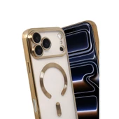 İphone 17 Pro Max Kross Magneticsafe Kapak - Gold thumbnail 3