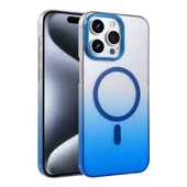 İphone 15 Pro Max Glossy Magsafe Kapak - Mavi thumbnail 1