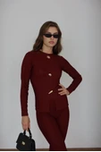 Ottoman alt üst takım bordo pt510442 thumbnail 6