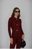 Ottoman alt üst takım bordo pt510442 thumbnail 3