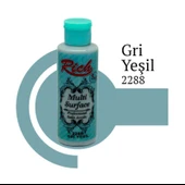 Rich Multi Surface 2288 Gri Yeşil Akrilik Boya 120 cc thumbnail 2
