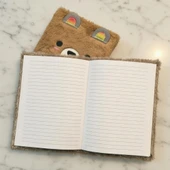 Sevimli Ayıcık Peluş Çizgili Defter thumbnail 2