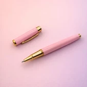 Premium Pembe Metal Roller Kalem thumbnail 3