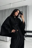 Kuşgözü Detaylı Kemerli Panço thumbnail 12