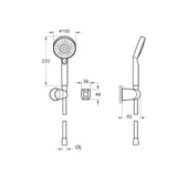 Flow Round Ankastre Banyo Seti - A49306 thumbnail 10