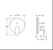 Flow Round Ankastre Banyo Seti - A49306 thumbnail 9