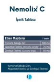 Nemolix C 30 Tablet 3 Adet thumbnail 2