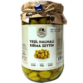 Yeşil Halhali Kırma Zeytin 400g thumbnail 1